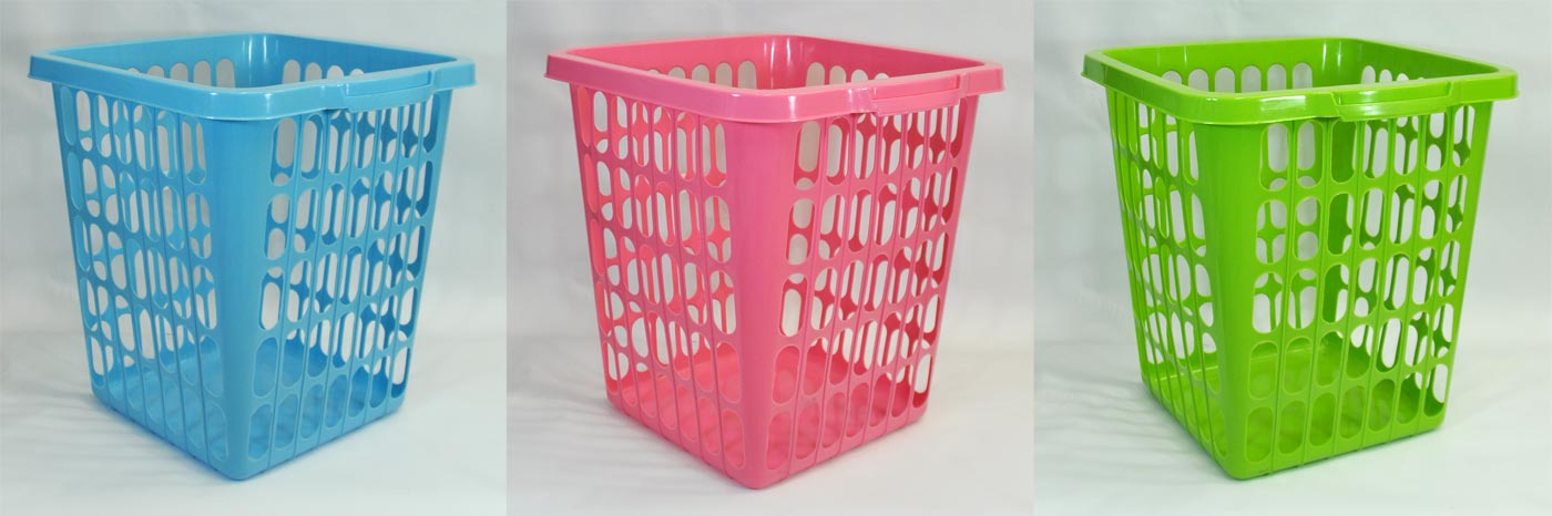 Sammelbehälter Wäschekorb Wäschesammler Wäschebehälter Korb Plastik