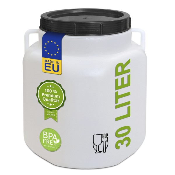 30 L lidded drum made in EU
