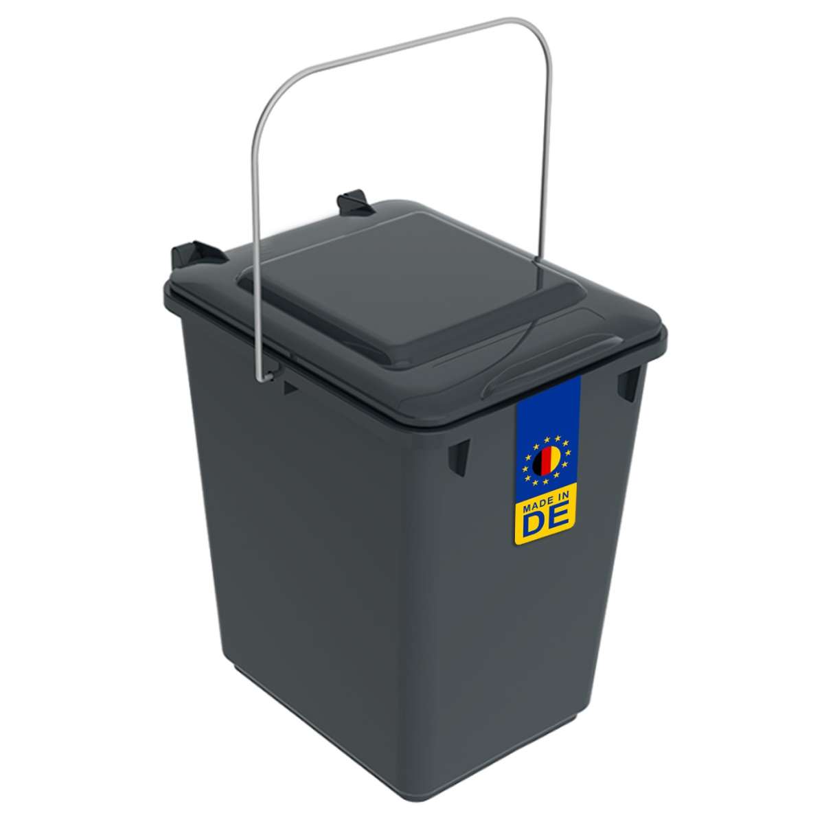Sulo Bio Boy Bidone Per Rifiuti Organici - Giallo, 10 Litri, Per Sottolavello, In Plastica Resistente PP - 6