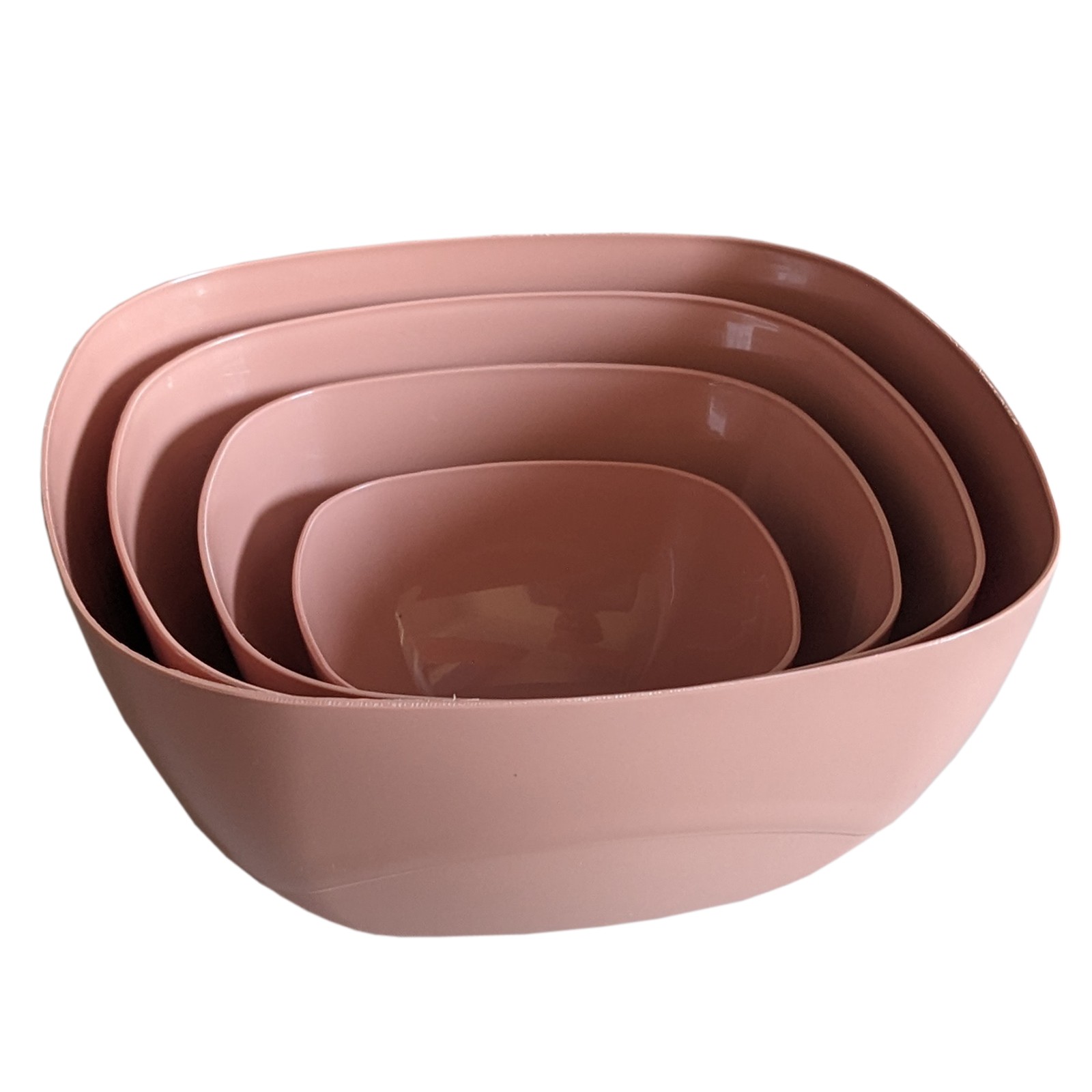 Plastikschüsseln 4er-Set 0,7 bis 5 Liter