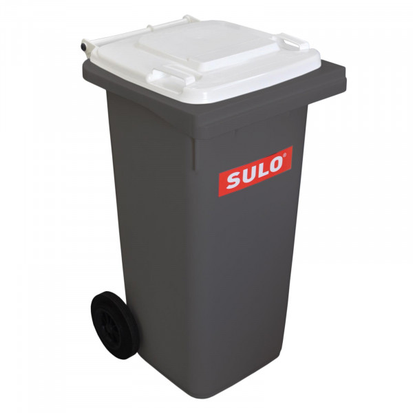 SULO® MGB 120 liter trash can grey with weißem lid