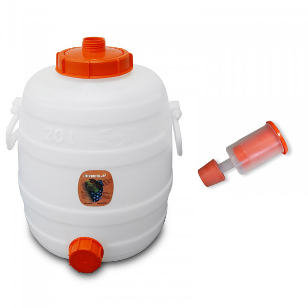 Mostfass 20 Liter mit Gärspund
