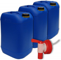 3 x 25 Liter Kanister mit AFT-Hahn