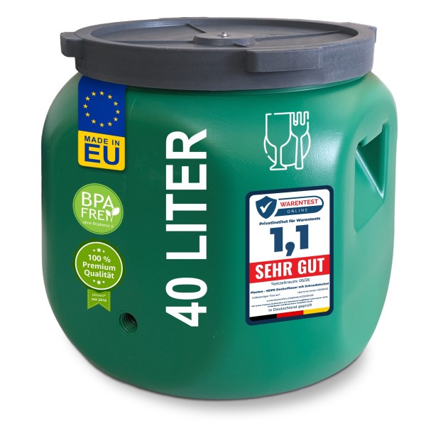 30 L lidded drum made in EU