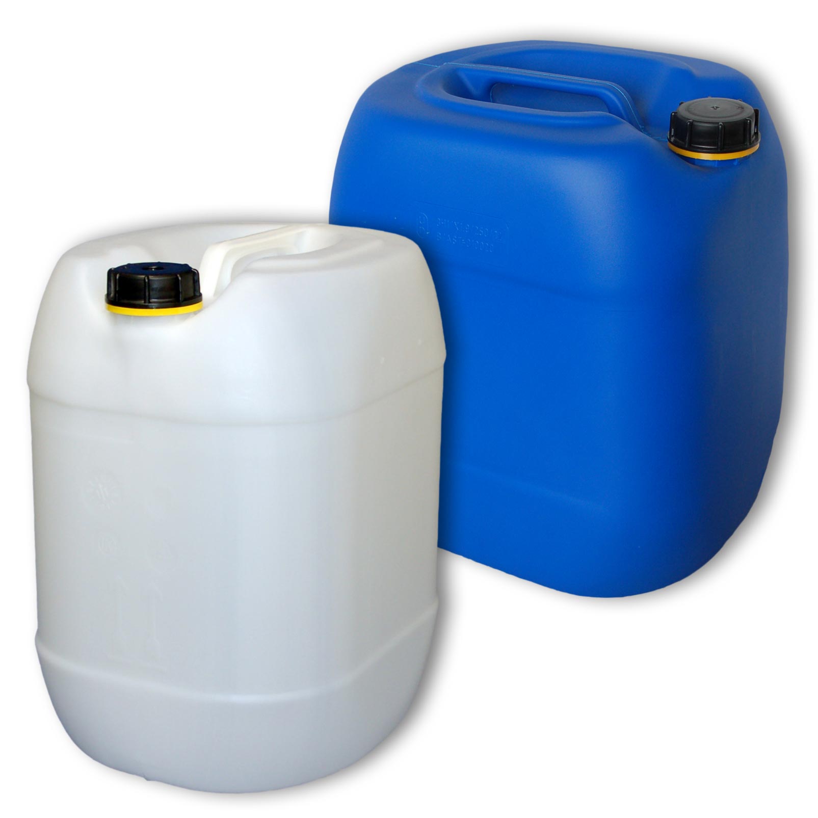 1 Stück Plastik-Kanister 30 Liter blau lebensmittelecht Ausgießer flexibel lang 1 Stück Plastik-Kanister 30 Liter blau lebensmittelecht Ausgießer flexibel lang