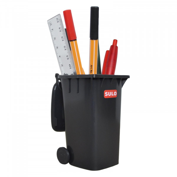 Mini waste bin 120 L, pencil cup, wastebasket