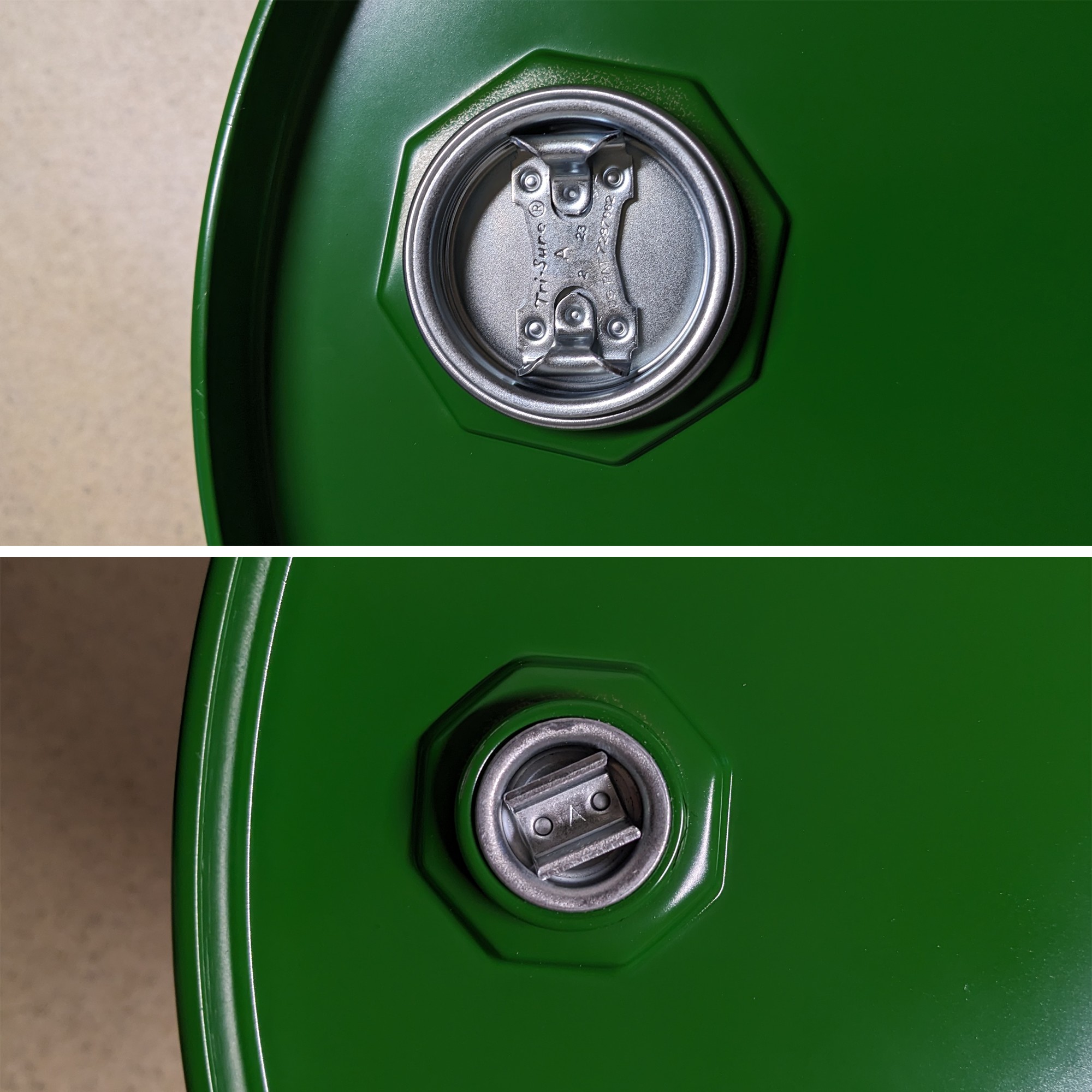 Produktbild von Garagenfass 62 Liter Grün – Stahlfass Für Öl, Kraftstoff Oder Sammelzwecke