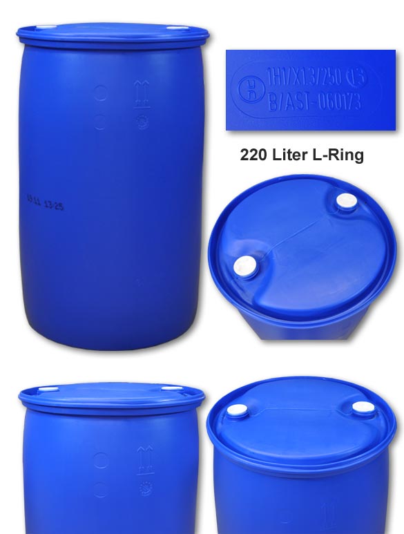 REKUBIK 220 Liter L-Ring Fass Spundlochfass 