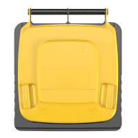 Sulo Couvercle standard pour MGB 120 litres jaune