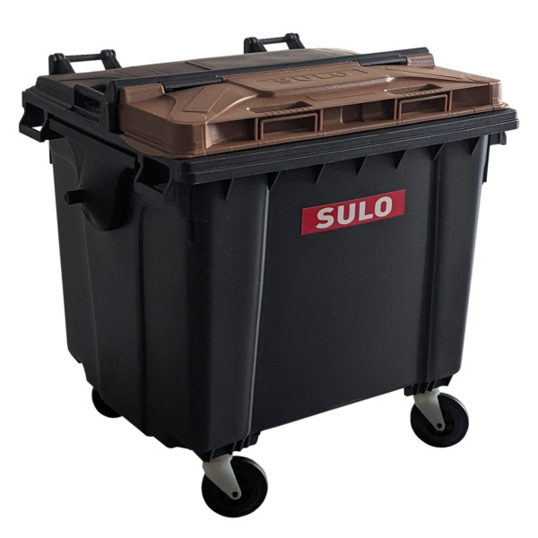 Mini Müllcontainer 1100 Liter Flachdeckel