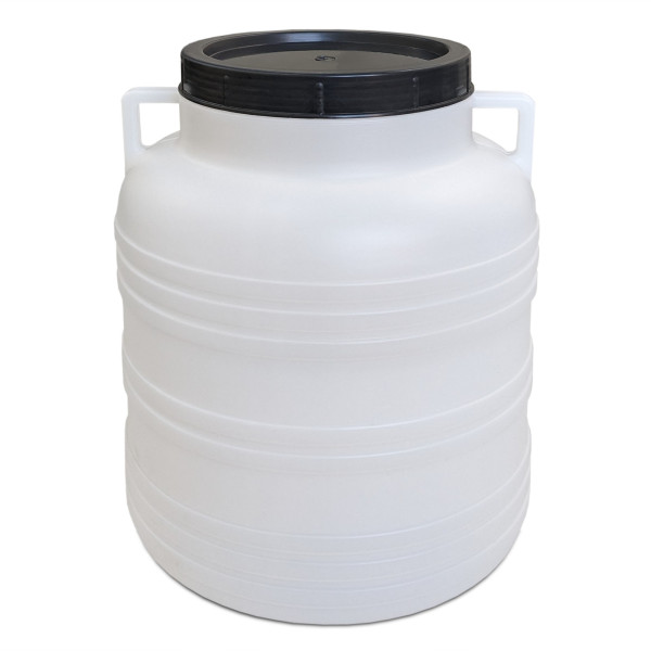 30 liter lidded drum 46 cm high
