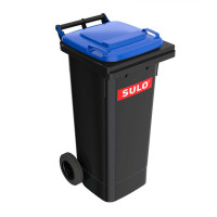 SULO® MGB Poubelle 80 litres gris avec bleu couvercle