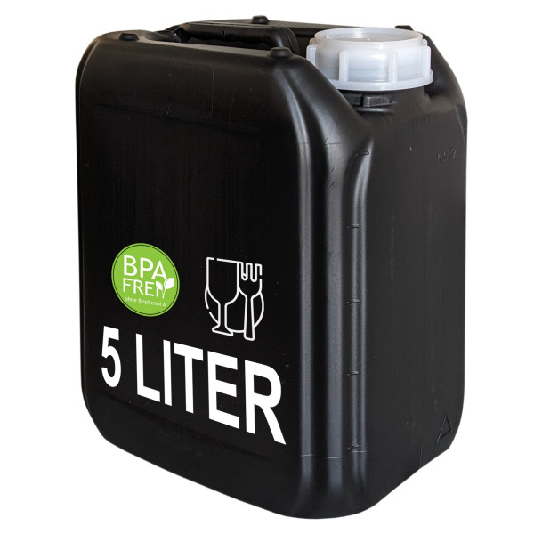 5 liter canister black