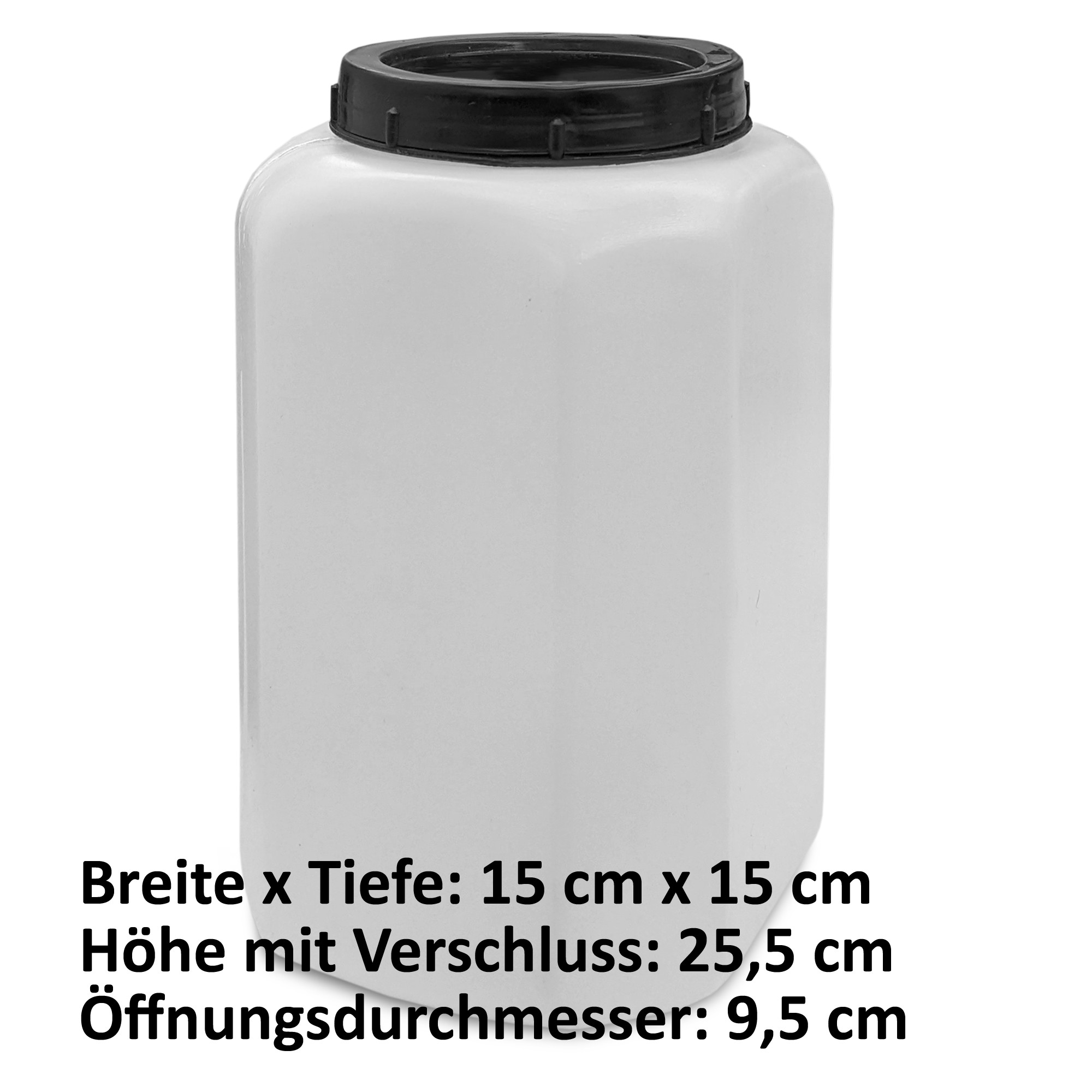 4,5 Liter Vorratsdose mit Schraubdeckel