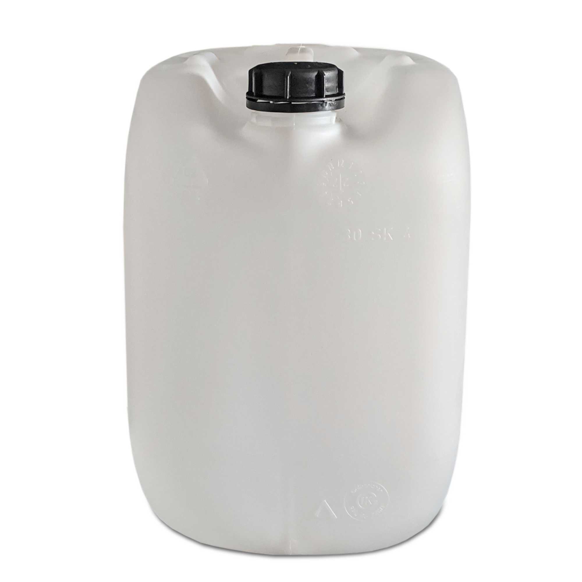 plasteo® 3er Stück Set: 30L Getränke- Wasserkanister Natur mit