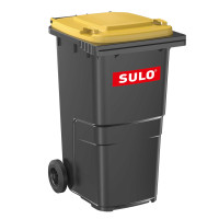 SULO® MGB 240 litres Poubelle gris avec jaune couvercle