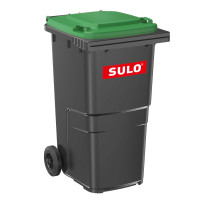 SULO® MGB 240 litres Poubelle gris avec vert couvercle