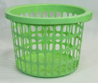 Wäschekorb in grün Wäschekorb in grün