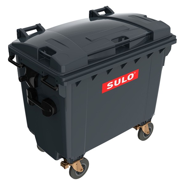 Sulo MGB 660 mit Flachdeckel Grau