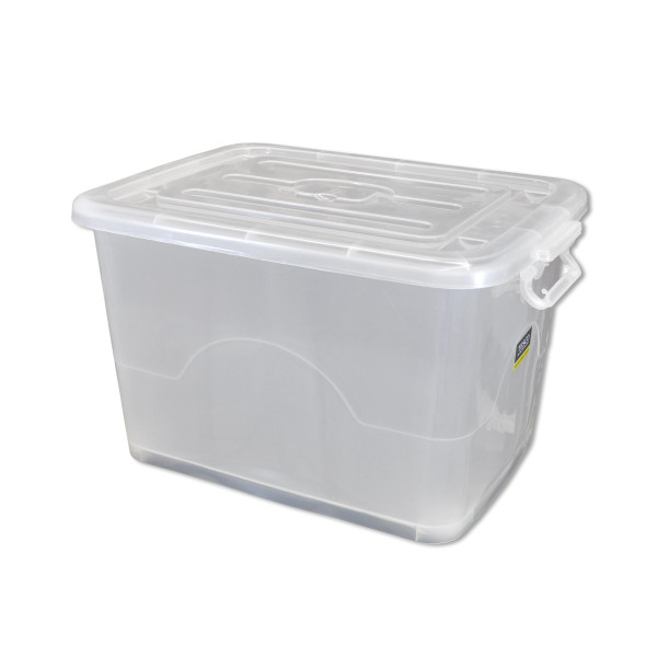 Rollenbox 35 Liter transparent