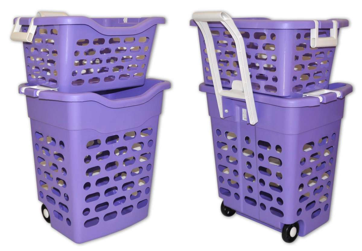 Wäschekorb fahrbar mit Einsatz | Wäschekörbe | weitere Produkte