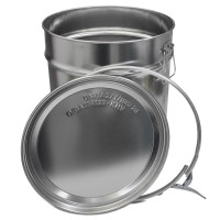 30 Liter Weißblecheimer inkl. Deckel mit Spannring – Ansicht 2