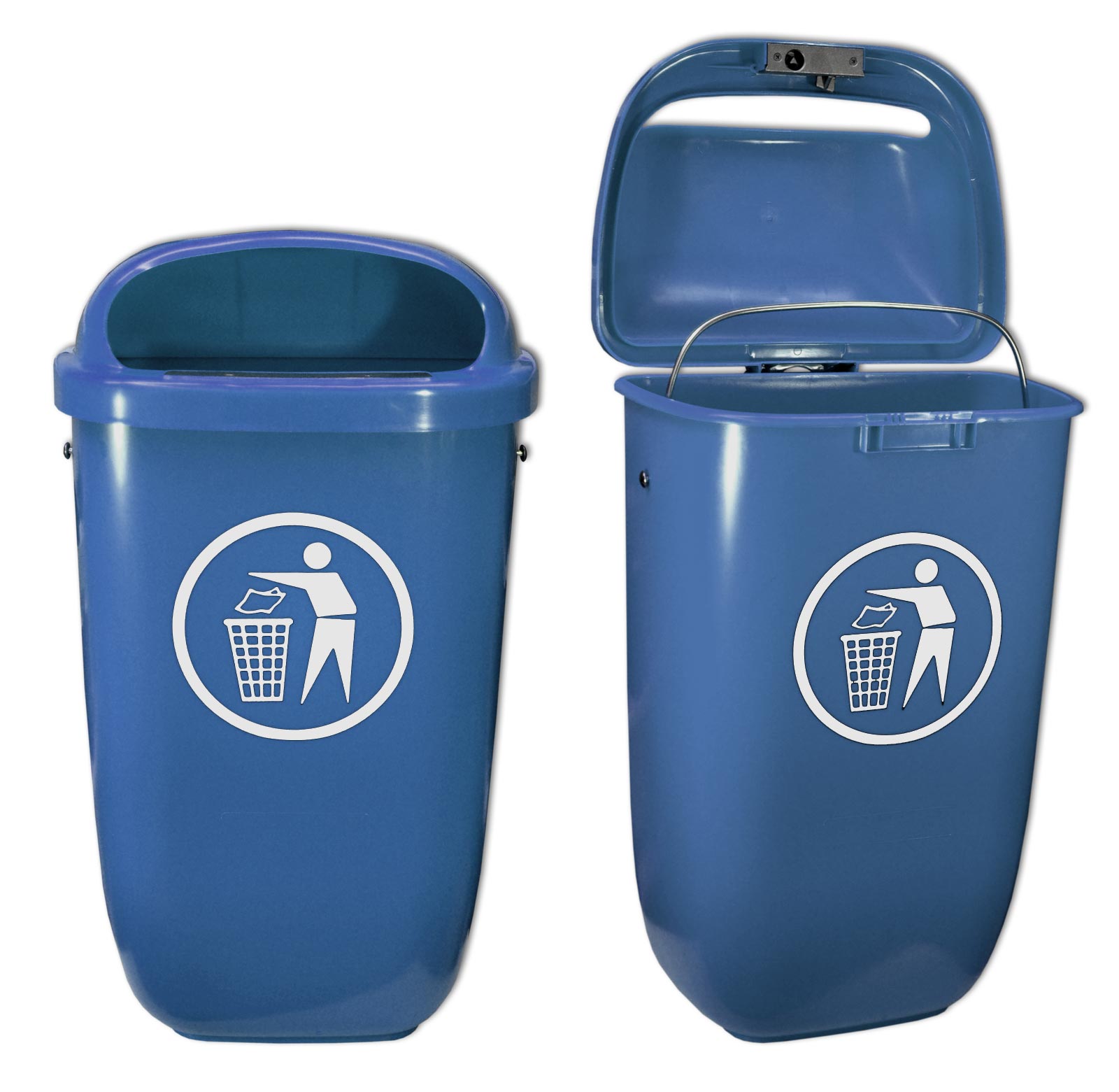 Sulo Papierkorb Abfallbehälter blau nach DIN 30713