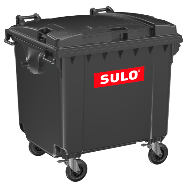 Sulo MGB 1100 mit Flachdeckel Grau