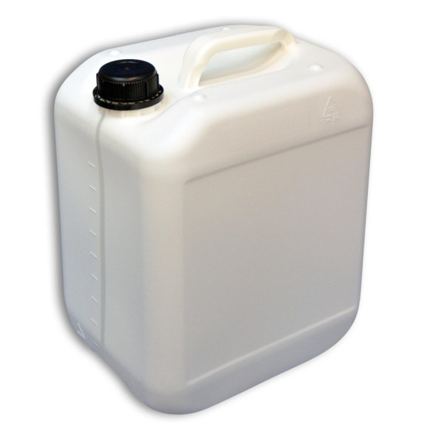10 L plastic HDPE canister with cap