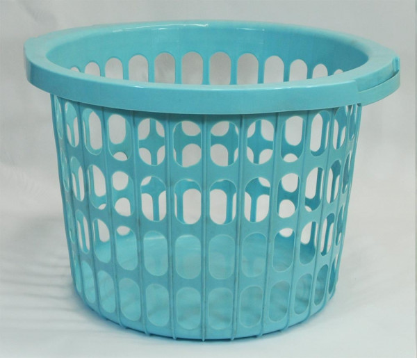Wäschekorb in blau