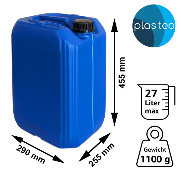 Bidon de 25 litres Bleu
