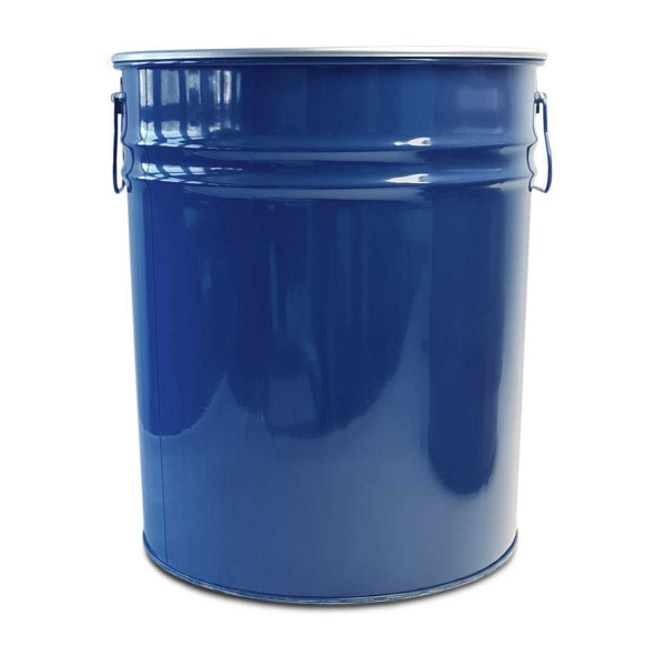Tonneau En Acier 30 Litres Hobbock Avec Couvercle - Hermétique, Certification UN, Fabriqué En Allemagne, Pour Aspiration Cyclonique Ou Stockage - 4