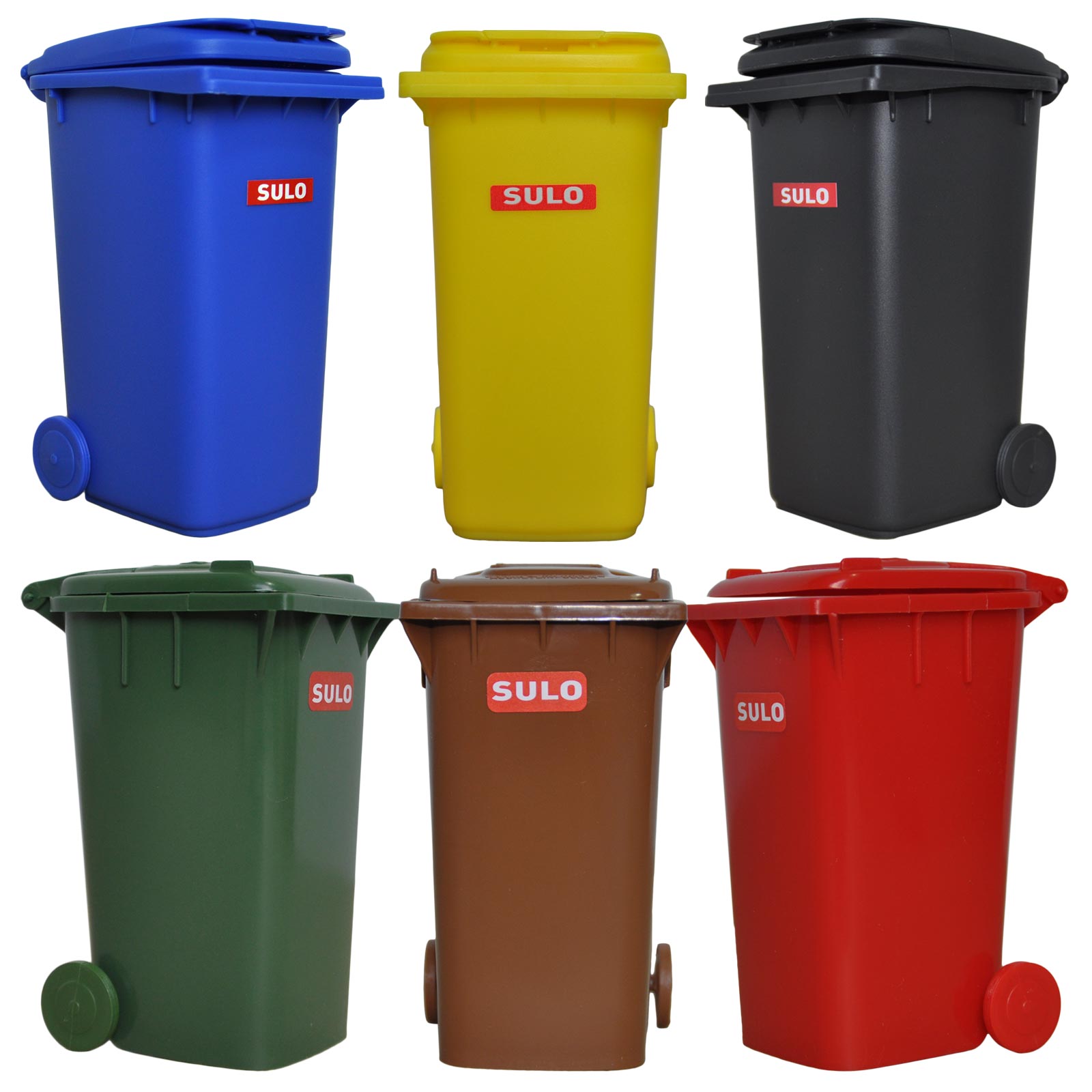 1x Mini-Müllbehälter grün Sulo Mülltonne 240  Liter  1:1 Abbild Spielzeug Kinder 