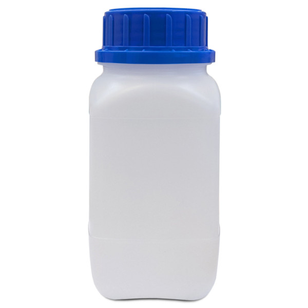 Bouteille à col large de 500 ml homologuée pour les matières dangereuses, résistante aux produits chimiques, qualité laboratoire