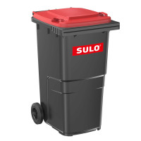 SULO® MGB 240 litres Poubelle gris avec rouge couvercle