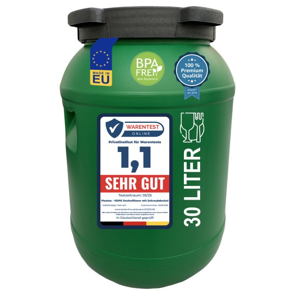 30 L lidded drum made in EU