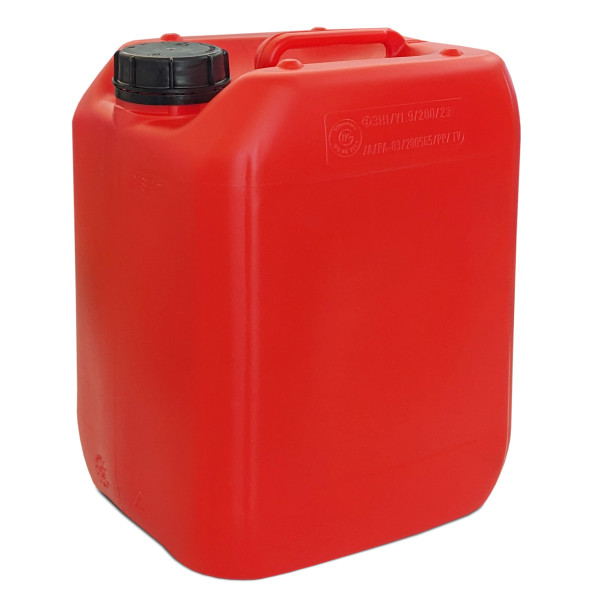 10 liter canister red