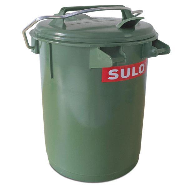 SME 35 Green trash can retro design plastic