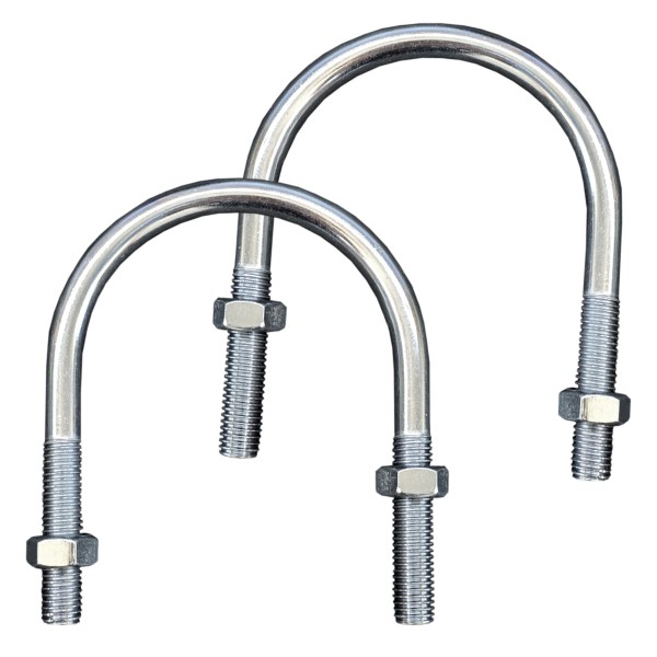 Sulo mounting pipe tube stake for wastebasket - galvanized steel with cover cap