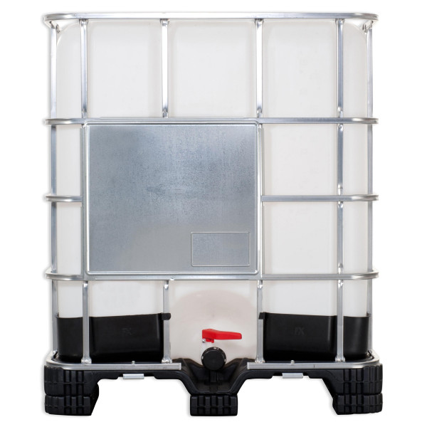1000 liters IBC tank water container FLUSHED rain barrel rainwater