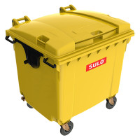 Sulo MGB 1100 avec couvercle plat jaune